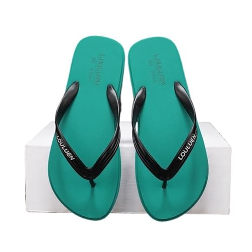 Duschschuhe, Sommer-Flip-Flops for Herren – atmungsaktive Outdoor-Sandalen for die Freizeit(Green,39 EU) von Dazengzeng