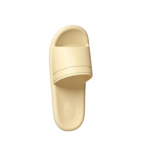 Hausschuhe Damen-Sandalen aus EVA for den Sommer – Badezimmer-Reisesandalen for den Innenbereich(Yellow,3EU) von Dazengzeng