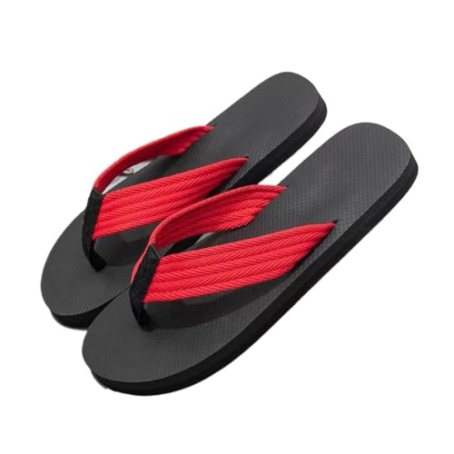 Hausschuhe Paar Strand Hausschuhe - Sommer Sandalen(Red,38 EU) von Dazengzeng