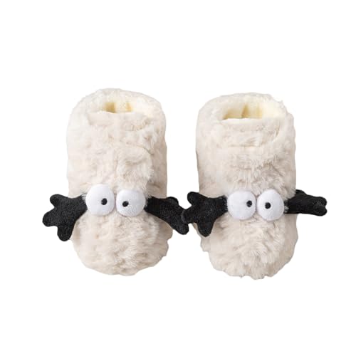 Dazzerake Schuhe für Babys Jungen Mädchen 0 – 18 Monate, rutschfest, Schafform, Babyschuhe, Winter, Weiß A., 12 mois Dazzerake Schuhe für Babys Jungen Mädchen 0 – 18 Monate, rutschfest, Schafform, Babyschuhe, Winter, Weiß A., 12 mois von Dazzerake