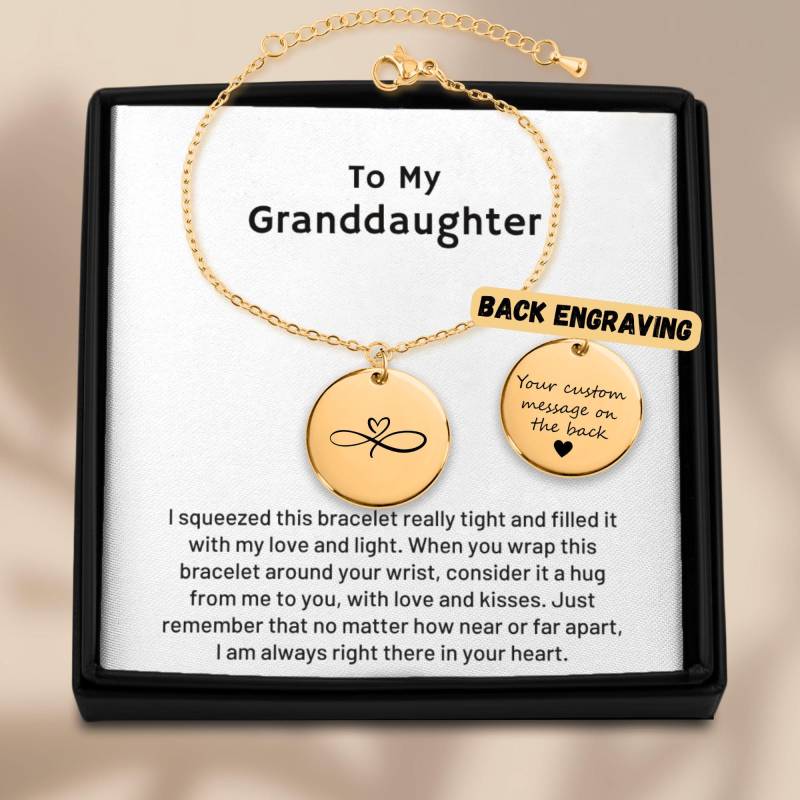 Enkelin Armband, Infinity Herz von DazzlingDrops