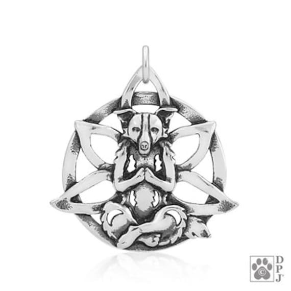 Namaste Yoga Pose Halskette Doga Schmuck in Sterling Silber Namaste Yoga Pose Halskette Doga Schmuck in Sterling Silber von DazzlingPawsJewelry