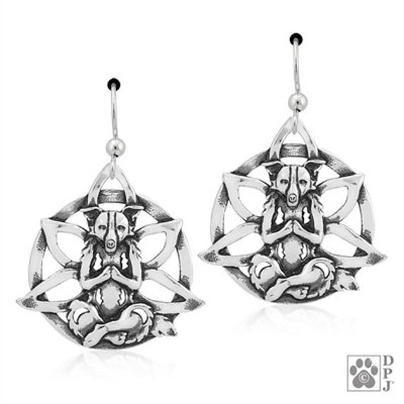 Namaste Yoga Pose Ohrringe Doga Schmuck in Sterling Silber Namaste Yoga Pose Ohrringe Doga Schmuck in Sterling Silber von DazzlingPawsJewelry