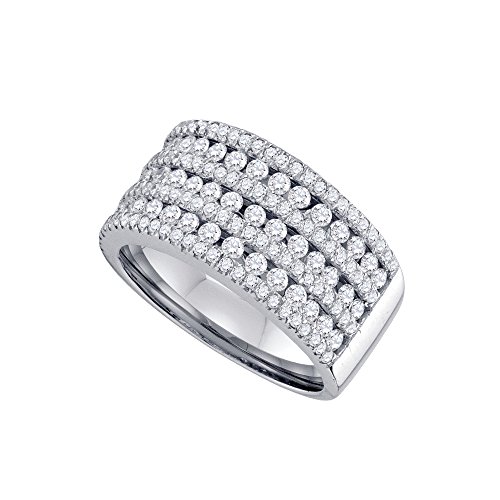 Damenband, 1 1/2 Karat, Diamant, Weißgold, Diamant, Weißgold, Diamant Damenband, 1 1/2 Karat, Diamant, Weißgold, Diamant, Weißgold, Diamant von DazzlingRock Collection