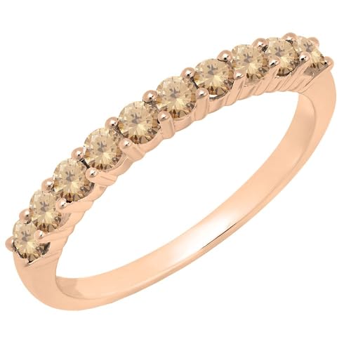 DazzlingRock Collection - 14 Kt Gelbgold Rund Black Diamant von DazzlingRock Collection