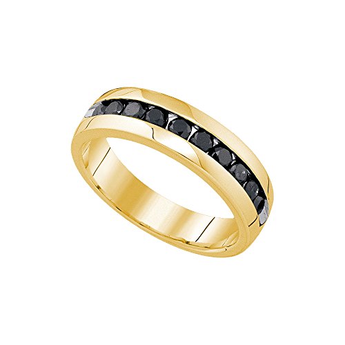 Dazzlingrock Collection 1 Diamantband mit Maschinensatz, Gesamtkaratgewicht, Gelbgold, Diamant, Gelbgold, Diamant Dazzlingrock Collection 1 Diamantband mit Maschinensatz, Gesamtkaratgewicht, Gelbgold, Diamant, Gelbgold, Diamant von DazzlingRock Collection