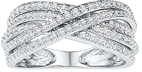 Dazzlingrock Collection 5/8 Karatgewicht Diamant Fashion Band Weißgold Diamant, Weißgold, Diamant Dazzlingrock Collection 5/8 Karatgewicht Diamant Fashion Band Weißgold Diamant, Weißgold, Diamant von DazzlingRock Collection