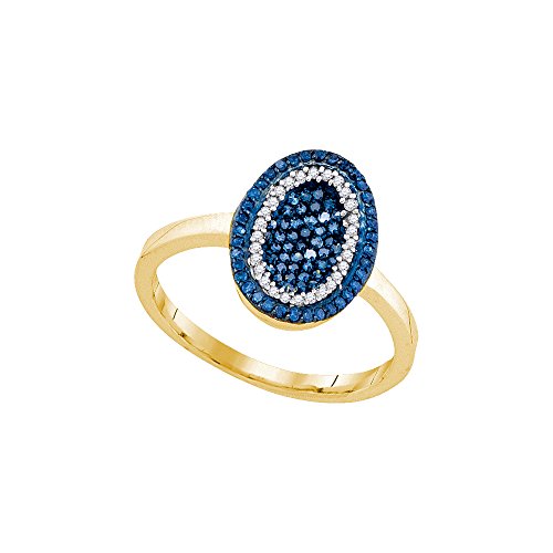 Dazzlingrock Collection Diamantring, 1/3 Karatgewicht (1/3), Gelbgold, Diamant, Gelbgold, Diamant von DazzlingRock Collection