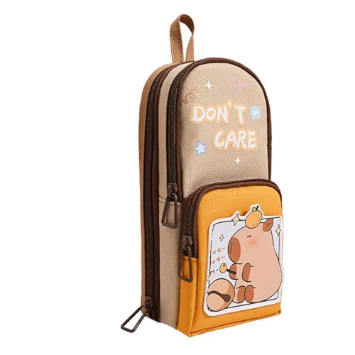 Dcaknri Cartoon Bleistift Hülle Stehpenstasche Mit Hoher Kapazität Beutel Organisatoren Aufbewahrungstasche Reise Make Up Pinselhalter Einzigartige Stifte Gehäuse von Dcaknri