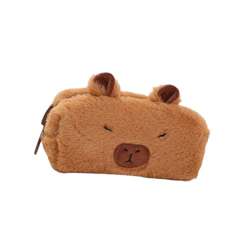 Dcaknri Cartoon Furry Bleistift Gehäuse Stiftbeutel Hohe Kapazität Bleistiftbeutel Reise Make Up Tasche Für Frauen Schüler 20x10 cm Schulbedarf Organisatoren von Dcaknri