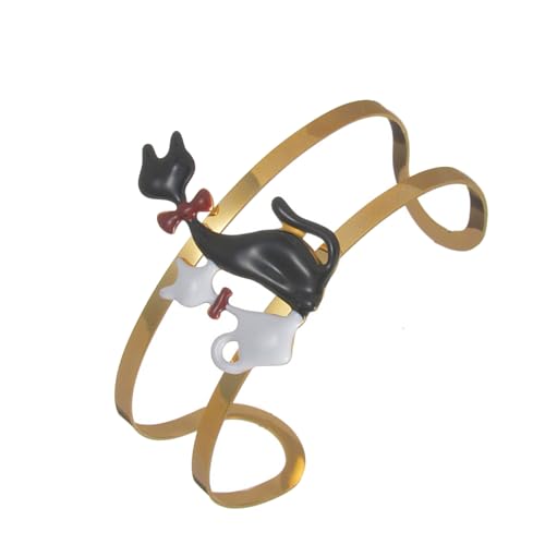 Dcaknri Elegant Einstellbare Offene Edelstahlarmarm Für Frauen Minimalistische Schmuck Perfekte Geschenk Für Geburtstage Jubiläen Freizeitparty Armband Accessoire von Dcaknri