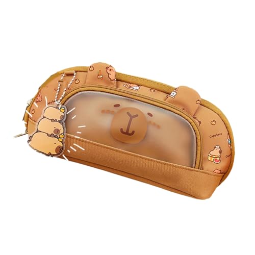 Dcaknri Federmäppchen mit hoher Kapazität, wasserabweisend, Stifteetui, Doppelreißverschluss, für Studenten, Schule, Schreiben, unverzichtbare Schülertasche für die Schule, B von Dcaknri