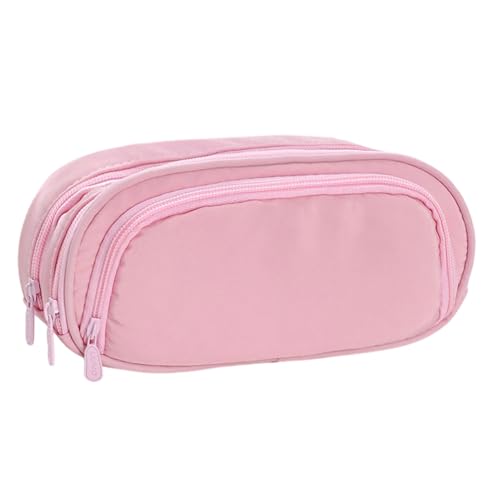 Dcaknri Hochkapazitäts Bleistiftkoffer Multi Layered Bleistifte Beutel Organizer Für Schüler WMEN Erwachsene Reise Wesentliche Aufbewahrungstasche Oxford Stoffbleistiftbeutel Mit Klassifizierung von Dcaknri