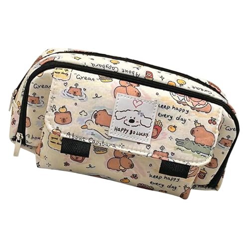 Dcaknri Mehrzweckstiftkoffer Großer Kapazität Stift Erweiterung Tasche Reißverschlussbeutel Make Up Speichertasche Für Mädchen Frauen Tragbare Schulmaterialien von Dcaknri