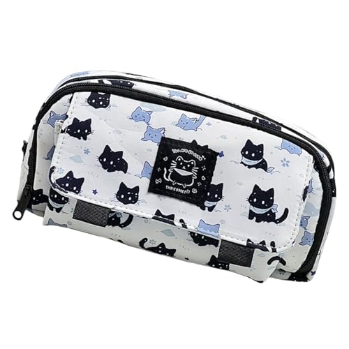 Dcaknri Mehrzweckstiftkoffer Großer Kapazität Stift Erweiterung Tasche Reißverschlussbeutel Make Up Speichertasche Für Mädchen Frauen Tragbare Schulmaterialien von Dcaknri