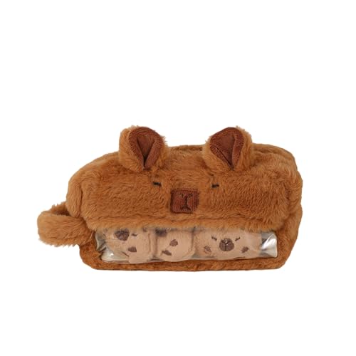 Dcaknri Plüsch Bleistiftbeutel Weiche Beutel Stifthalter Organisatoren Fall Schreibwaren Für Schulbüro Freien Große Kapazität Schreibwaren von Dcaknri