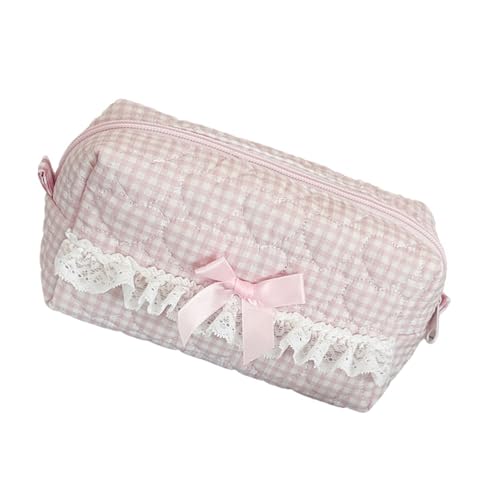 Dcaknri Spitze Baumwollstifte Hülle Hochkapazität Stiftbeutel Stifte Organisator Reise Make Up Tasche Für Schülerinnenschule School Supplies Organizer von Dcaknri