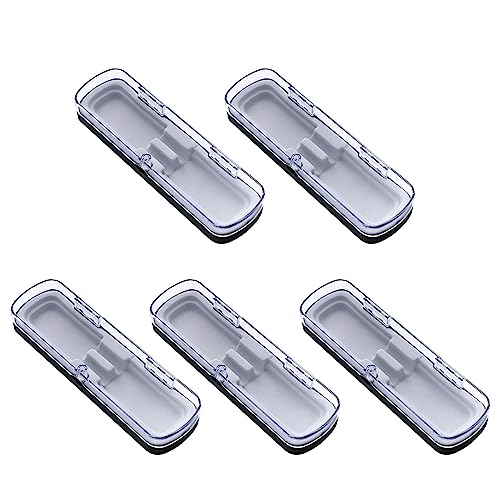 Dcaknri Stiftebox mit großem Fassungsvermögen, Schreibwarenetui mit transparentem Fenster, Magnetverschluss, Behälter für Büro, Einzeleinheit von Dcaknri