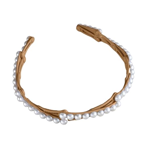 Eleganter Perlen-Haarreif, bequem, passend für erweiterbare Designs, modisches Accessoire, Stirnband für Partys und Hochzeiten von Dcaknri