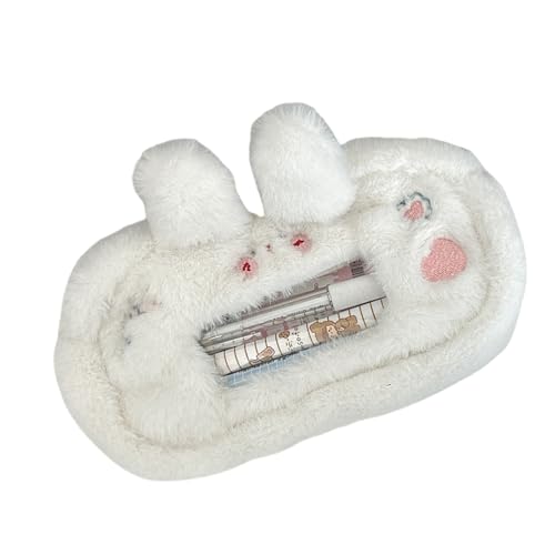 Federmäppchen mit Plüschbär, Cartoon-Hund, großes Fassungsvermögen, Beutel für Schule, Cartoon-Hund, schönes Tier, große Kapazität von Dcaknri