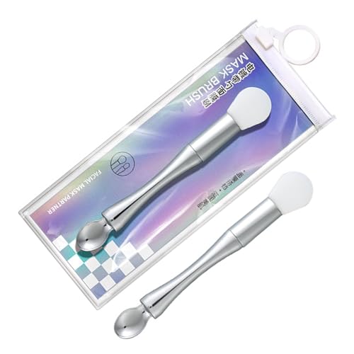 Gesichtsbedeckungen Pinsel Hautpflege Pinsel Applikator Doppelkopf Abdeckungen Applikator Silikon Gesichtscreme Löffel Make-up Scrubber Gesichtsbedeckungen Pinsel Hautpflege Pinsel Applikator Doppelkopf Abdeckungen Applikator Silikon Gesichtscreme Löffel Make-up Scrubber von Dcaknri