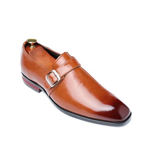 Dcbdx Herren Formale Business Lederschuhe Bequem Slip On Mokassins Anzugschuhe Klassischer Business Monkstrap Loafer,Gelb,38 EU Dcbdx Herren Formale Business Lederschuhe Bequem Slip On Mokassins Anzugschuhe Klassischer Business Monkstrap Loafer,Gelb,38 EU von Dcbdx