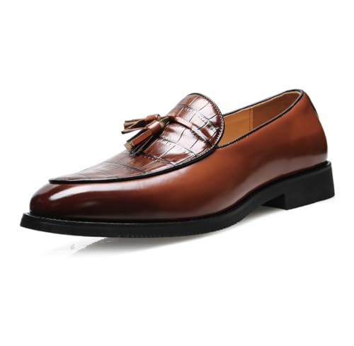 Dcbdx Herren Mode Loafer Mokassins mit Ledersohlen Tassel Slip On Freizeitschuhe Loafer Party Schuhe ,Gelb,40 EU Dcbdx Herren Mode Loafer Mokassins mit Ledersohlen Tassel Slip On Freizeitschuhe Loafer Party Schuhe ,Gelb,40 EU von Dcbdx