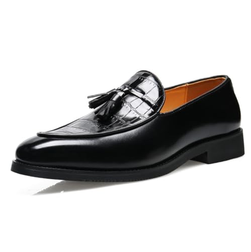 Dcbdx Herren Mode Loafer Mokassins mit Ledersohlen Tassel Slip On Freizeitschuhe Loafer Party Schuhe ,Schwarz,41 EU Dcbdx Herren Mode Loafer Mokassins mit Ledersohlen Tassel Slip On Freizeitschuhe Loafer Party Schuhe ,Schwarz,41 EU von Dcbdx