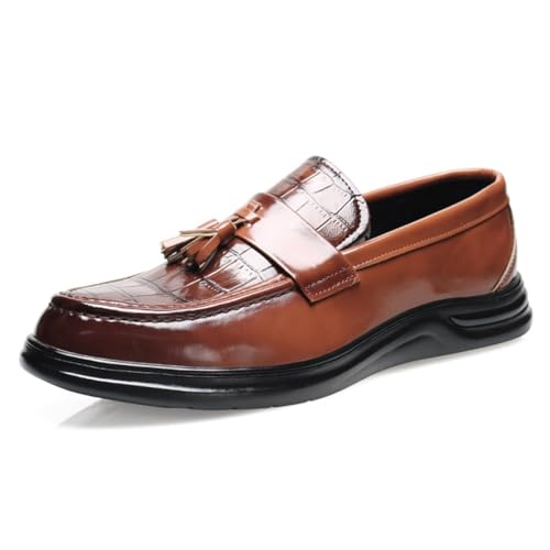 Dcbdx Herren Mode Mokassin Loafers Slippers Klassisch Freizeitschuhe Formelle Brogues Business Hochzeitskleidschuhe,Gelb,43 EU Dcbdx Herren Mode Mokassin Loafers Slippers Klassisch Freizeitschuhe Formelle Brogues Business Hochzeitskleidschuhe,Gelb,43 EU von Dcbdx