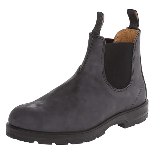 Unisex Chelsea Boots Schlupfstiefel Wildleder Stiefel Desert Boots Sicherheitsstiefell Herbst Winter Stiefel Schuhe,A Gray,40 EU von Dcbdx