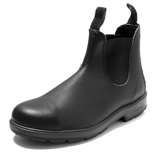 Unisex Chelsea Boots Schlupfstiefel Wildleder Stiefel Desert Boots Sicherheitsstiefell Herbst Winter Stiefel Schuhe,Schwarz,39 EU von Dcbdx