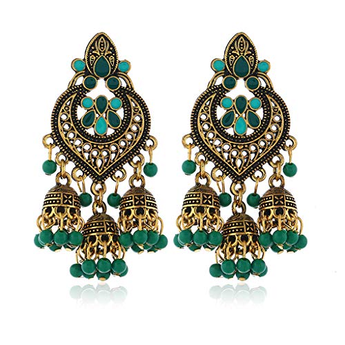 Trendige ethnische Ohrringe, Jhumki, Tropfenohrringe, , Schmuck, Dekoration, Geschenk für Mädchen und Frauen Trendige ethnische Ohrringe, Jhumki, Tropfenohrringe, , Schmuck, Dekoration, Geschenk für Mädchen und Frauen von Dcfbkl