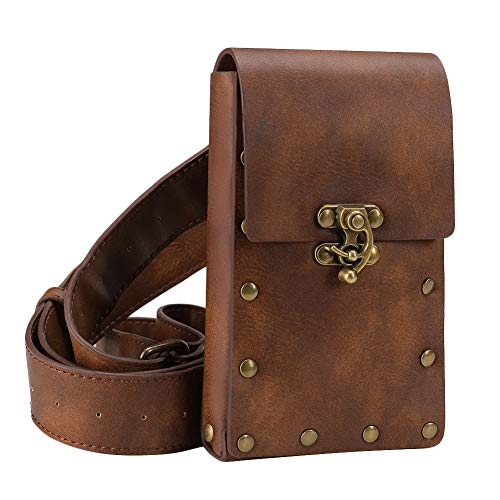 Dciustfhe Mittelalter Erwachsene Herren Leder Vintage Tasche Gürtel Kleidung Tasche , von Dciustfhe