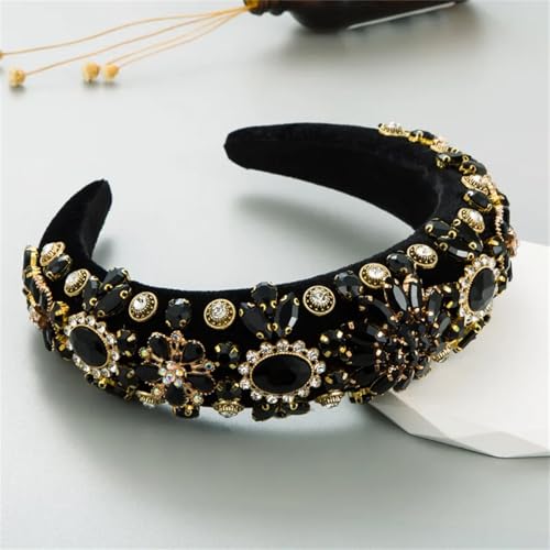 Damen Diamant Stirnband Zubehör Party Glänzendes Haarband Haarband Hoop Kopfbedeckung von Dcvmvmn