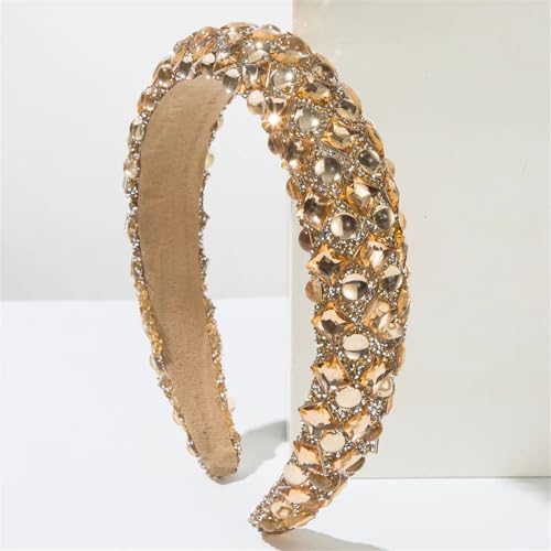 Damen-Haarband aus Kunstharz, Perlen, Diamanten, Haarschmuck, Haarreifen für Hochzeit, Braut von Dcvmvmn