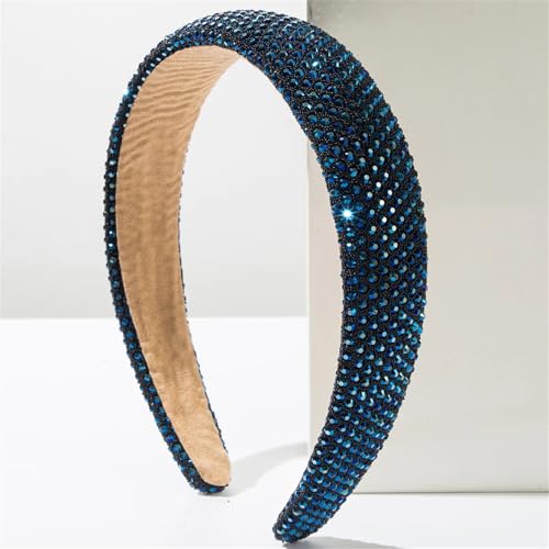Damen Haarband mit breiter Krempe, Diamant, glänzend, klassisches Party-Stirnband, Haar-Accessoires Damen Haarband mit breiter Krempe, Diamant, glänzend, klassisches Party-Stirnband, Haar-Accessoires von Dcvmvmn