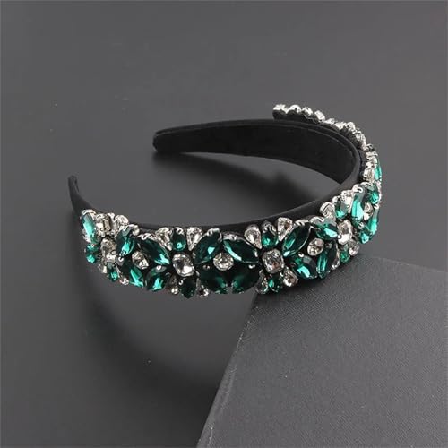 Dcvmvmn Buntes Strass-Stirnband für Damen, Abschlussball, Party, Reisen, Geschenk, Haarbänder, Zubehör von Dcvmvmn