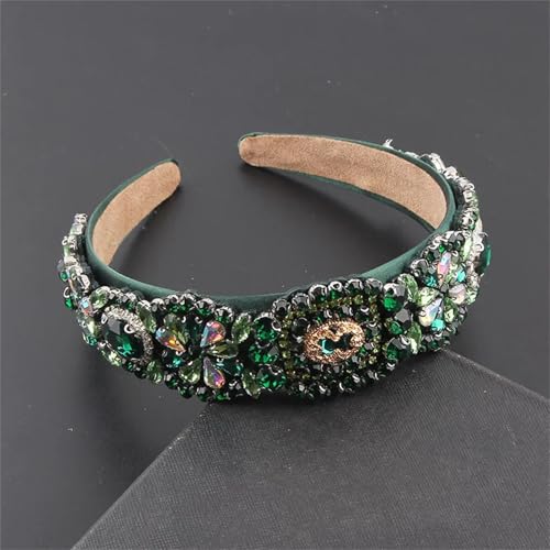 Dcvmvmn Buntes Strass-Stirnband für Damen, Abschlussball, Party, Reisen, Geschenk, Haarbänder, Zubehör von Dcvmvmn