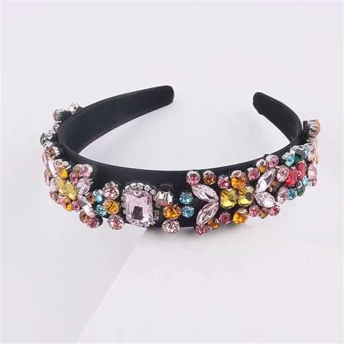 Dcvmvmn Buntes Strass-Stirnband für Damen, Strass, Haarbänder, Geschenk, Haarschmuck von Dcvmvmn