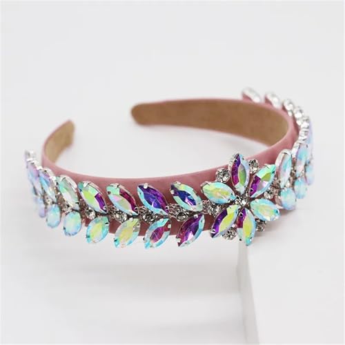 Dcvmvmn Buntes Strass-Stirnband für Damen, Strass, Haarbänder, Geschenk, Haarschmuck von Dcvmvmn