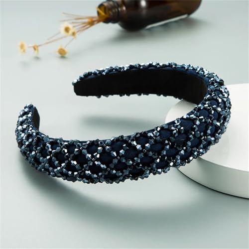 Dcvmvmn Damen-Haarbänder, handgefertigt, mit Perlen, Kristallschwamm, breiter Rand, Haar-Accessoire Dcvmvmn Damen-Haarbänder, handgefertigt, mit Perlen, Kristallschwamm, breiter Rand, Haar-Accessoire von Dcvmvmn