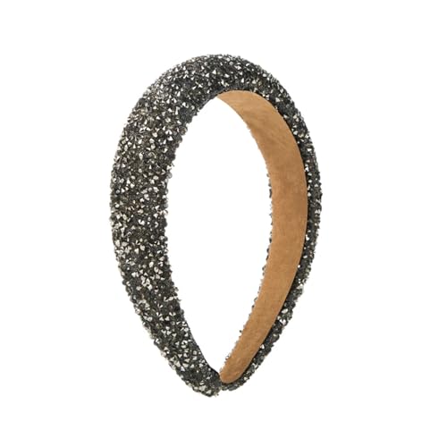 Dcvmvmn Damen Haarbänder Schwamm Breite Kante Einbettung Strass Stirnband Ornament Haarband von Dcvmvmn