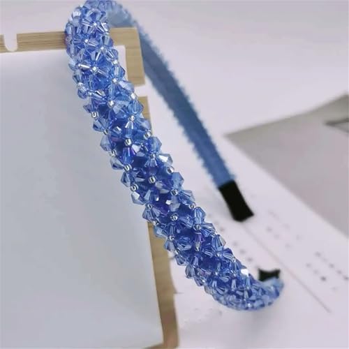 Dcvmvmn Damen Haarband mit Kristallperlen, geflochten, handgefertigt, Haarschmuck für Erwachsene Dcvmvmn Damen Haarband mit Kristallperlen, geflochten, handgefertigt, Haarschmuck für Erwachsene von Dcvmvmn