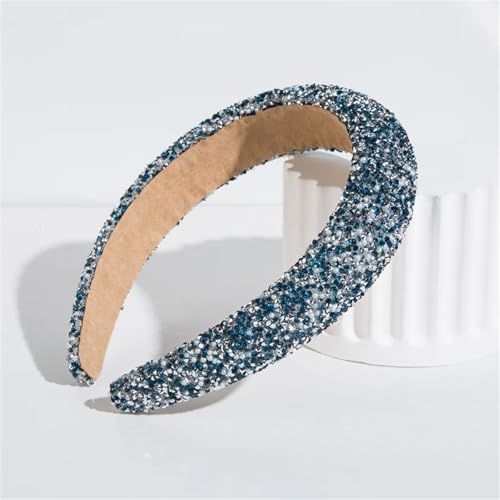 Dcvmvmn Damen-Haarband mit Perlen, glitzernd, Kristall, Perlen, breites Kreuz-Stirnband, funkelnd, Haarschmuck, Geschenke Dcvmvmn Damen-Haarband mit Perlen, glitzernd, Kristall, Perlen, breites Kreuz-Stirnband, funkelnd, Haarschmuck, Geschenke von Dcvmvmn
