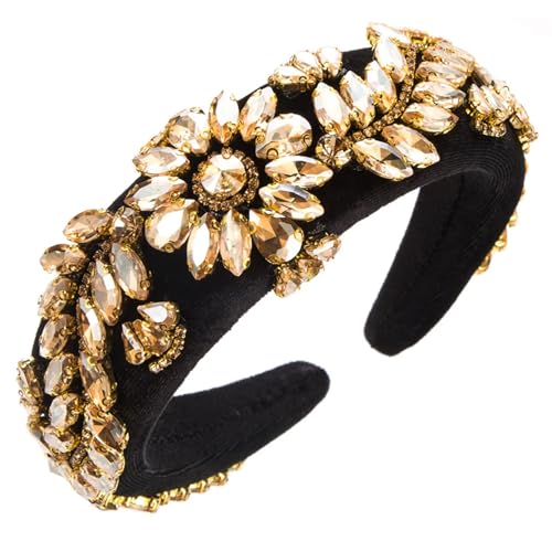 Dcvmvmn Damen-Haarreif mit Perlen, Strass, für Mädchen, süße Kopfbedeckung, Haarschmuck, Haarbänder von Dcvmvmn