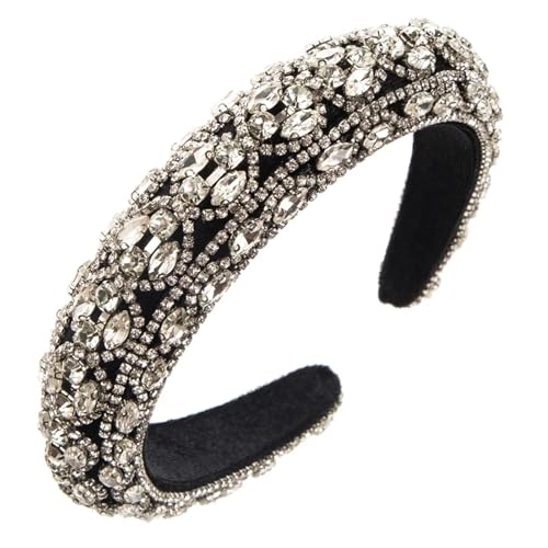 Dcvmvmn Damen-Haarreif mit Perlen, Strass, für Mädchen, süße Kopfbedeckung, Haarschmuck, Haarbänder von Dcvmvmn