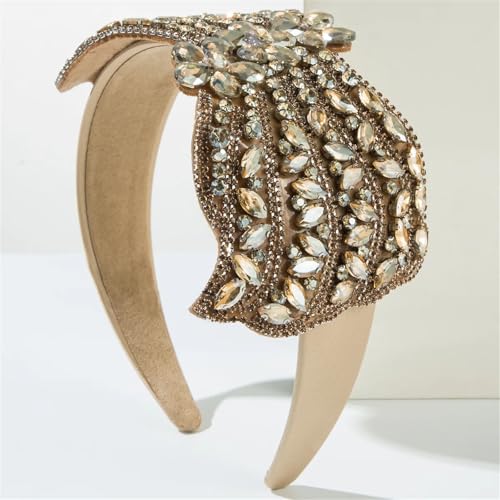 Dcvmvmn Damen-Haarreif mit Perlen, Strass, für Mädchen, süße Kopfbedeckung, Haarschmuck, Haarbänder von Dcvmvmn