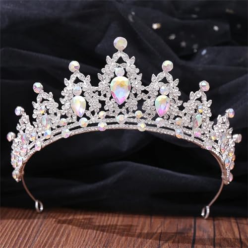 Dcvmvmn Damen Kristall Braut Tiaras Krone Stirnband Braut Party Strass Hochzeit Haarschmuck von Dcvmvmn
