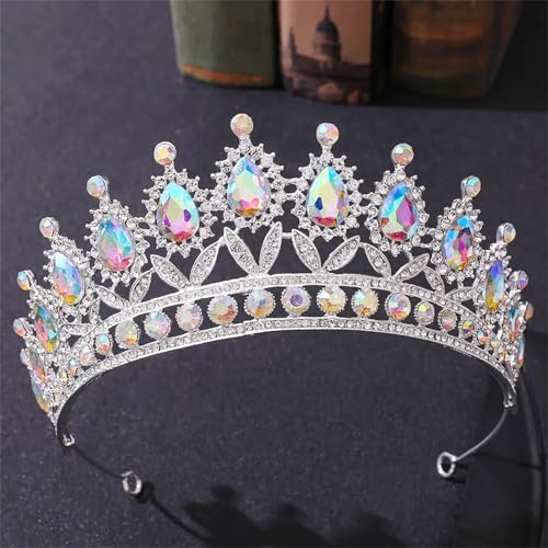 Dcvmvmn Damen Kristall Braut Tiaras Krone Stirnband Braut Party Strass Hochzeit Haarschmuck von Dcvmvmn