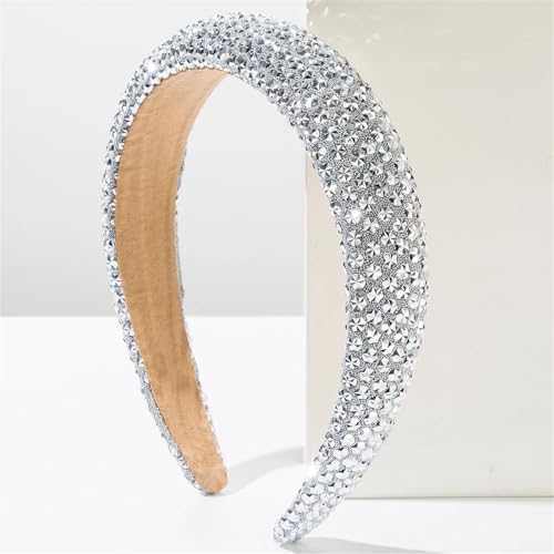 Dcvmvmn Damen Strass Haarbänder Schwamm Funkelnde Haarreifen Stirnband Hairhoop Zubehör von Dcvmvmn